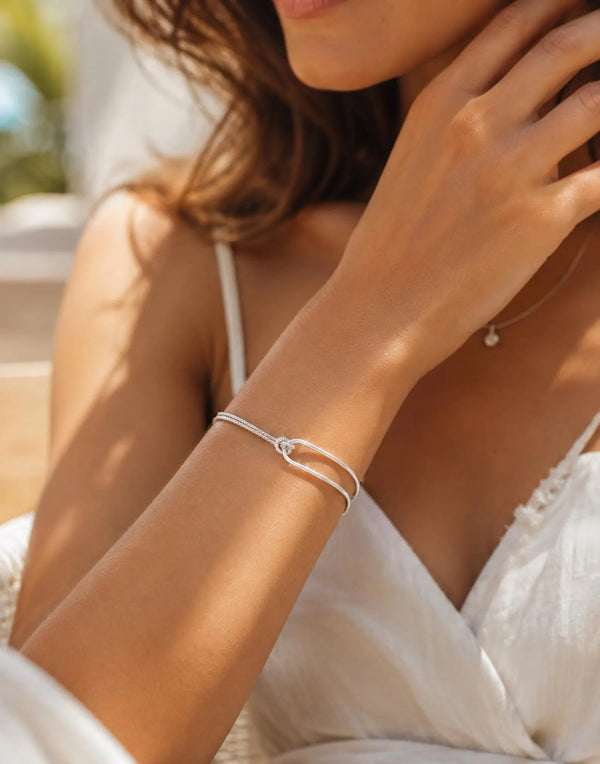 Silver Hand Chain Bracelet