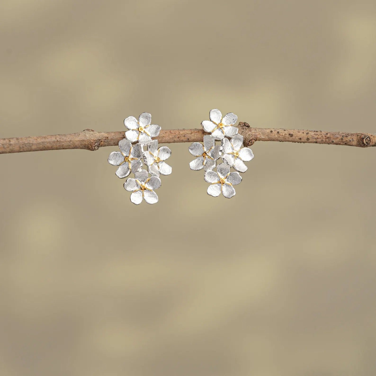 Delicate Flower Earrings
