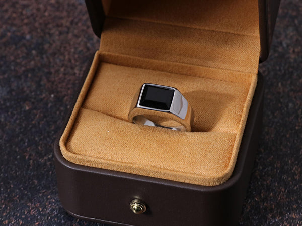 Black Stone Ring