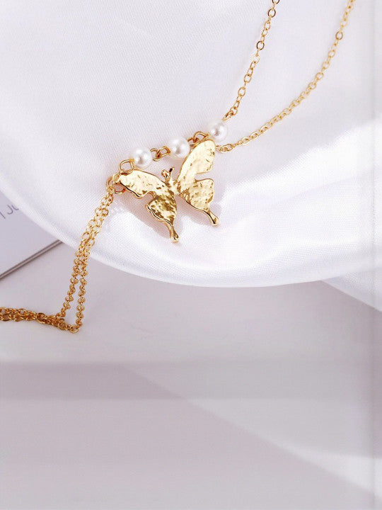 Gold-Plated Alloy Necklace